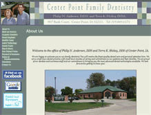 Tablet Screenshot of centerpointfamilydentistry.com